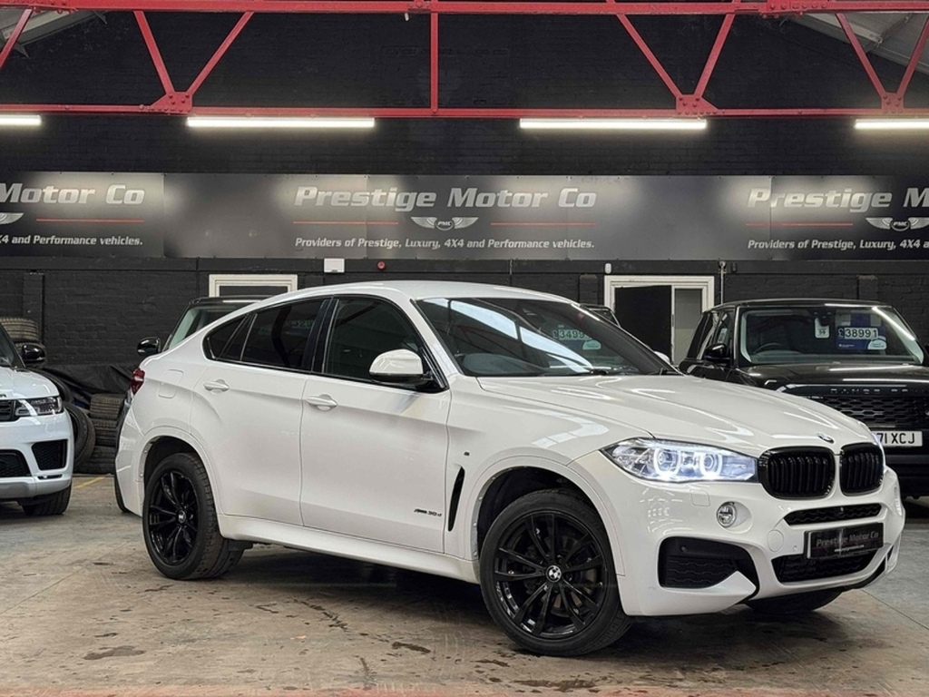 BMW X6 30D M Sport VU17OAH White #2
