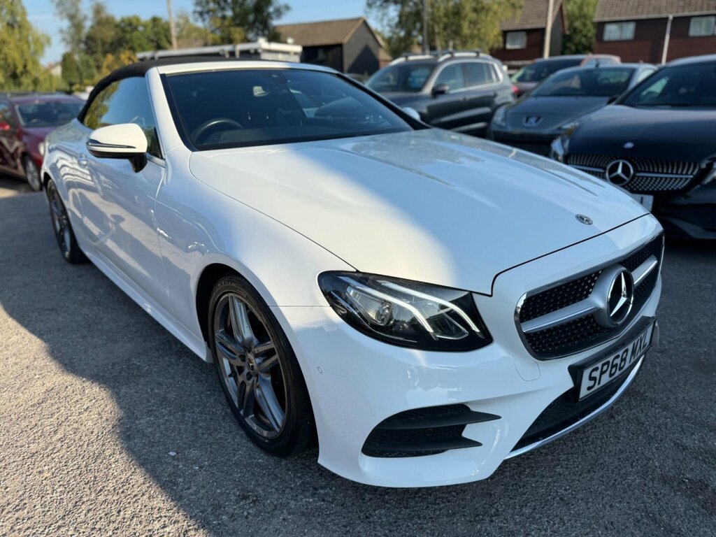 Mercedes-Benz E Class 2.0 E220d Amg Line Premium Cabriolet G-tronic E SP68MXL White #2