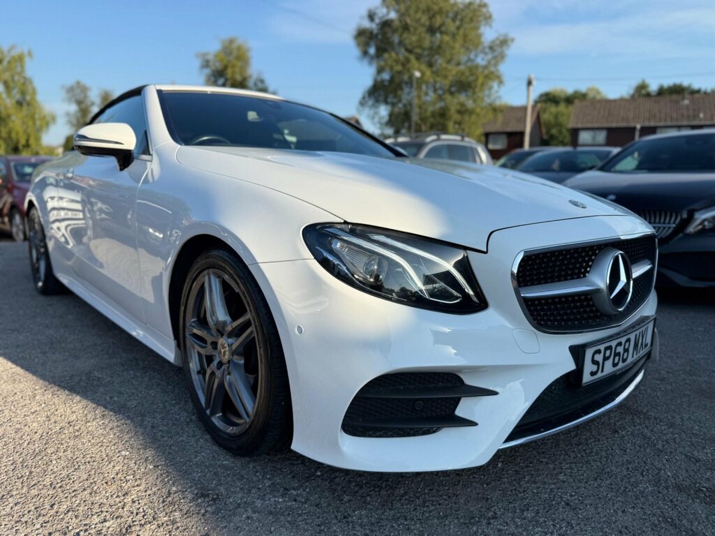 Mercedes-Benz E Class 2.0 E220d Amg Line Premium Cabriolet G-tronic E White
