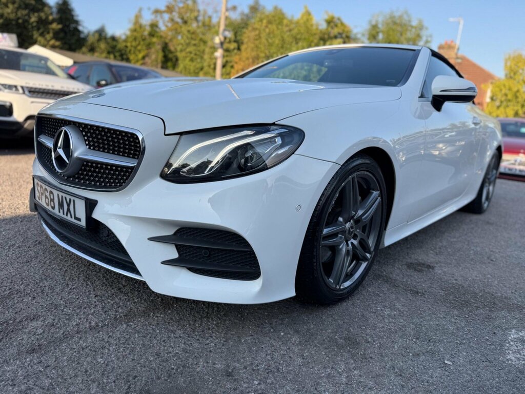 Mercedes-Benz E Class 2.0 E220d Amg Line Premium Cabriolet G-tronic E SP68MXL White #5