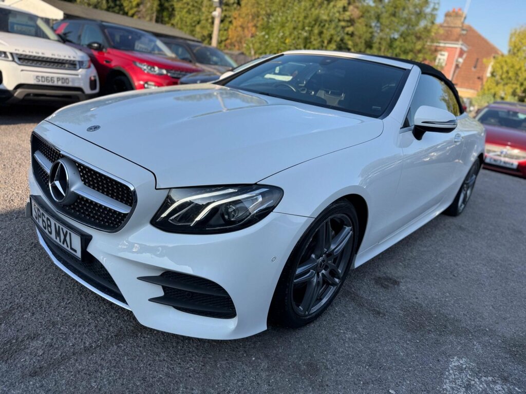 Mercedes-Benz E Class 2.0 E220d Amg Line Premium Cabriolet G-tronic E SP68MXL White #6