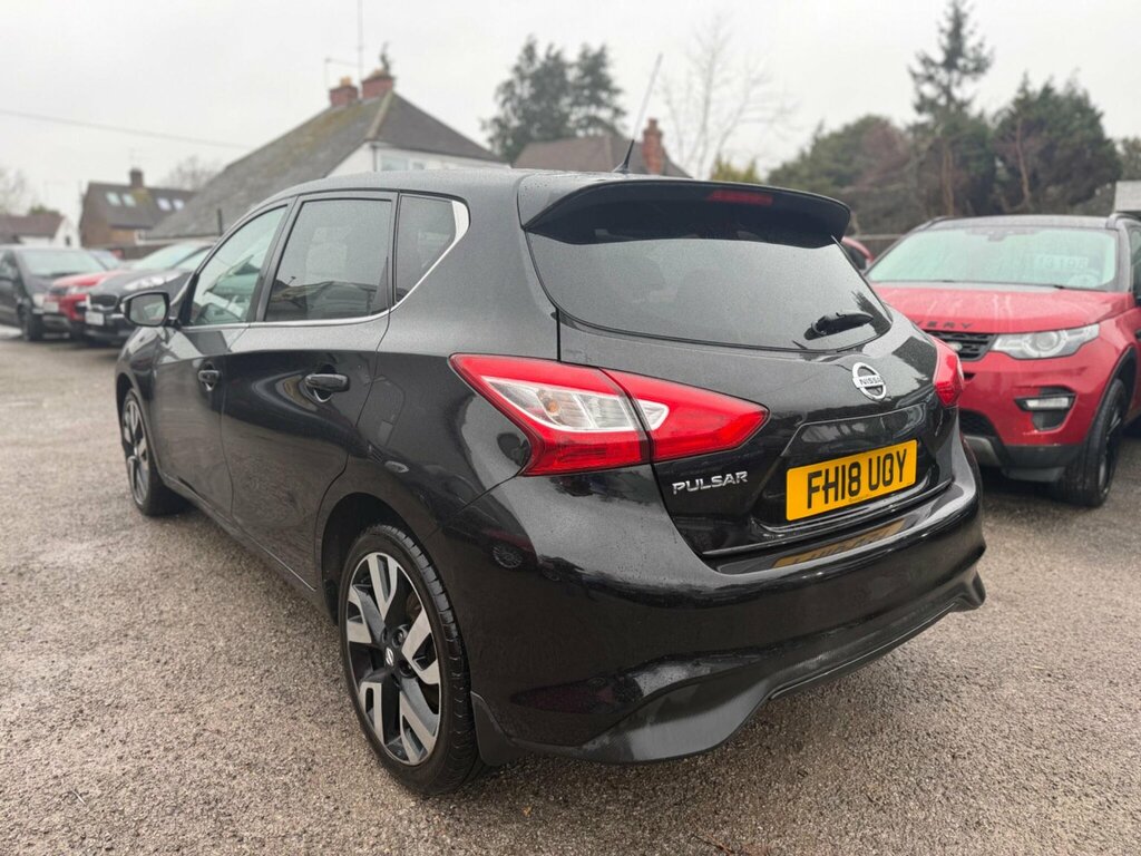 Nissan Pulsar 1.2 Dig-t Tekna Euro 6 Ss FH18UOY Black #4