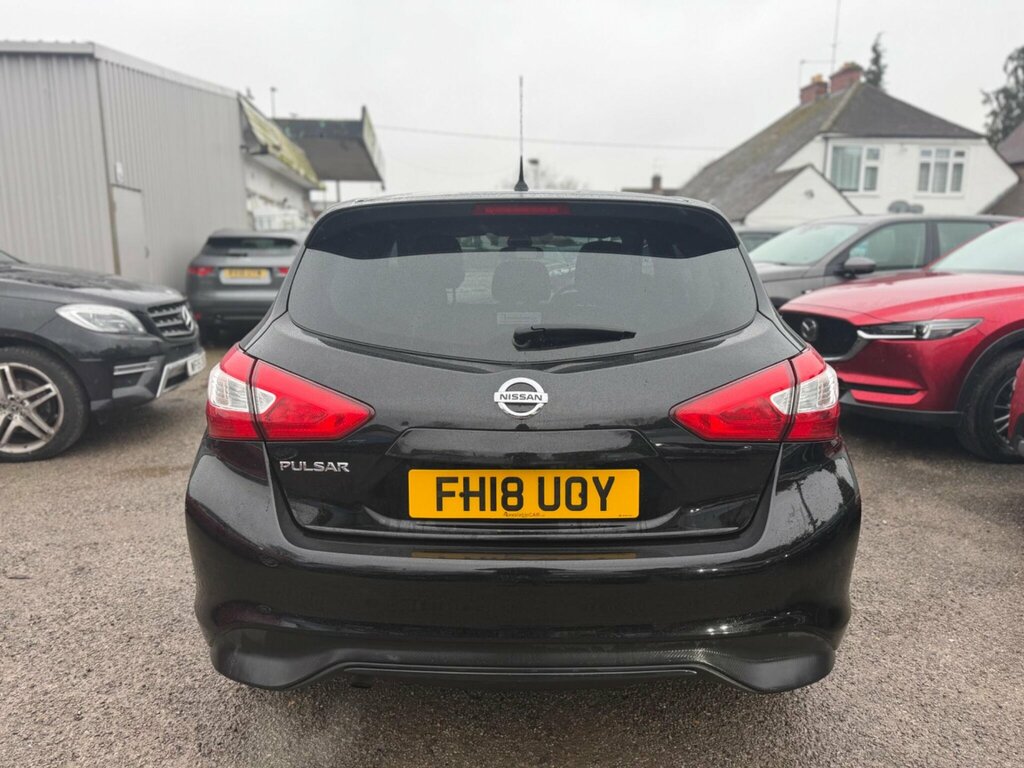 Nissan Pulsar 1.2 Dig-t Tekna Euro 6 Ss FH18UOY Black #6