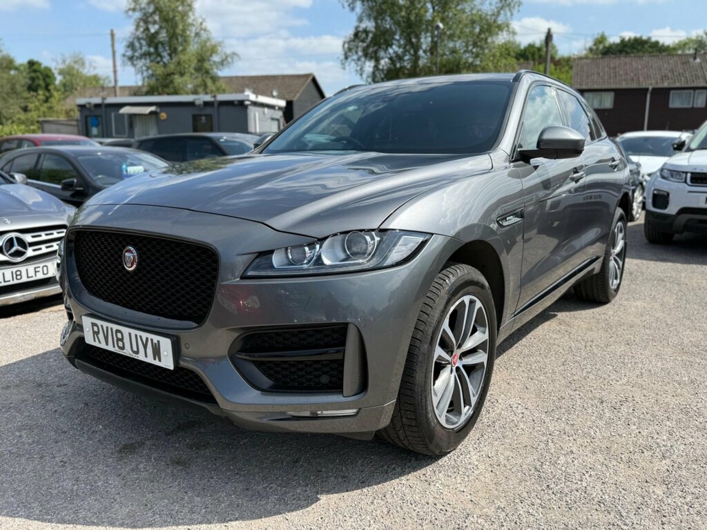 Jaguar F-Pace 2.0 D240 R-sport Awd Euro 6 Ss RV18UYW Grey #4