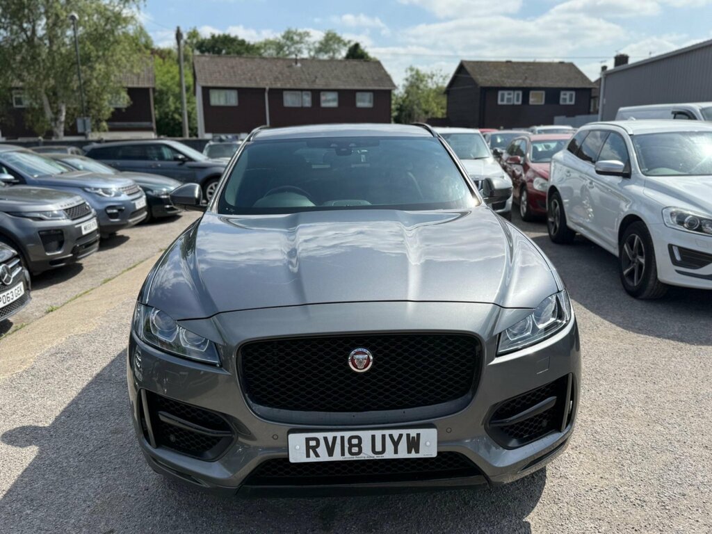 Jaguar F-Pace 2.0 D240 R-sport Awd Euro 6 Ss RV18UYW Grey #3