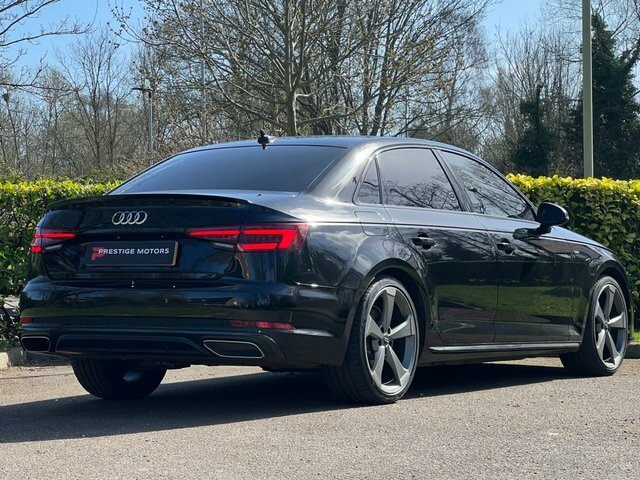Audi A4 2019 2.0 Tdi 40 Black Edition Saloon S KV19DBK Black #3