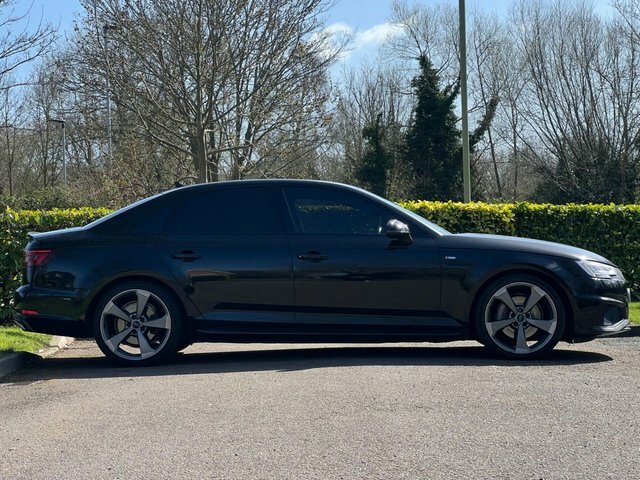 Audi A4 2019 2.0 Tdi 40 Black Edition Saloon S KV19DBK Black #2