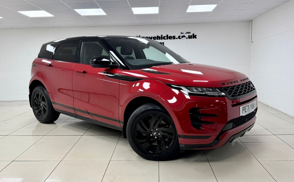 Land Rover Range Rover Evoque 2.0 D165 R-dynamic S One Owner - Black Pa PE71YWW Red