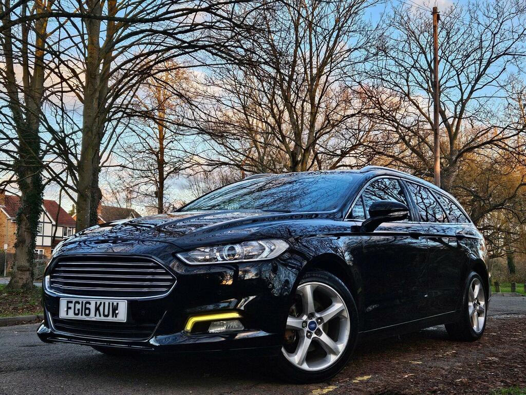 Ford Mondeo Estate 2.0 Tdci Titanium Euro 6 Ss 201616 FG16KUW Black #5