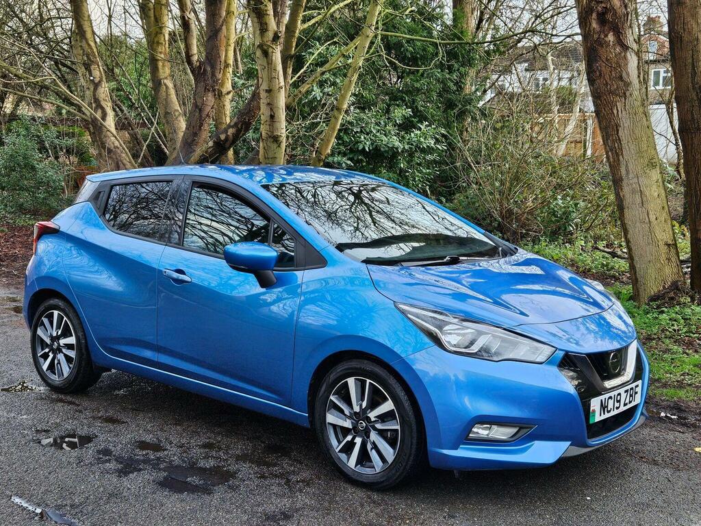 Nissan Micra Hatchback 1.0 Ig-t Tekna Euro 6 Ss 201919 NC19ZBF Blue #4