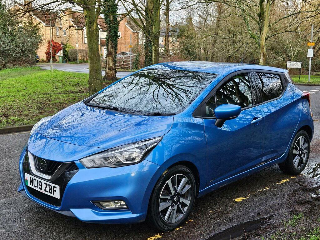 Nissan Micra Hatchback 1.0 Ig-t Tekna Euro 6 Ss 201919 NC19ZBF Blue #6