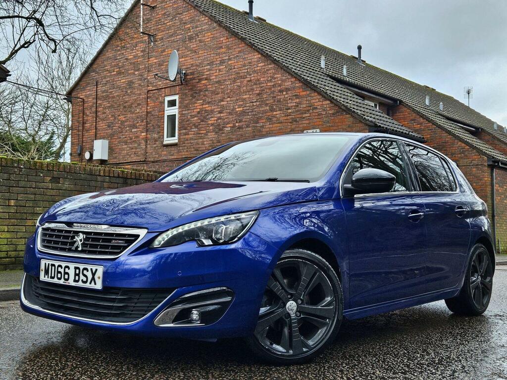 Peugeot 308 Hatchback 1.2 Puretech Gt Line Euro 6 Ss 2 MD66BSX Blue #5