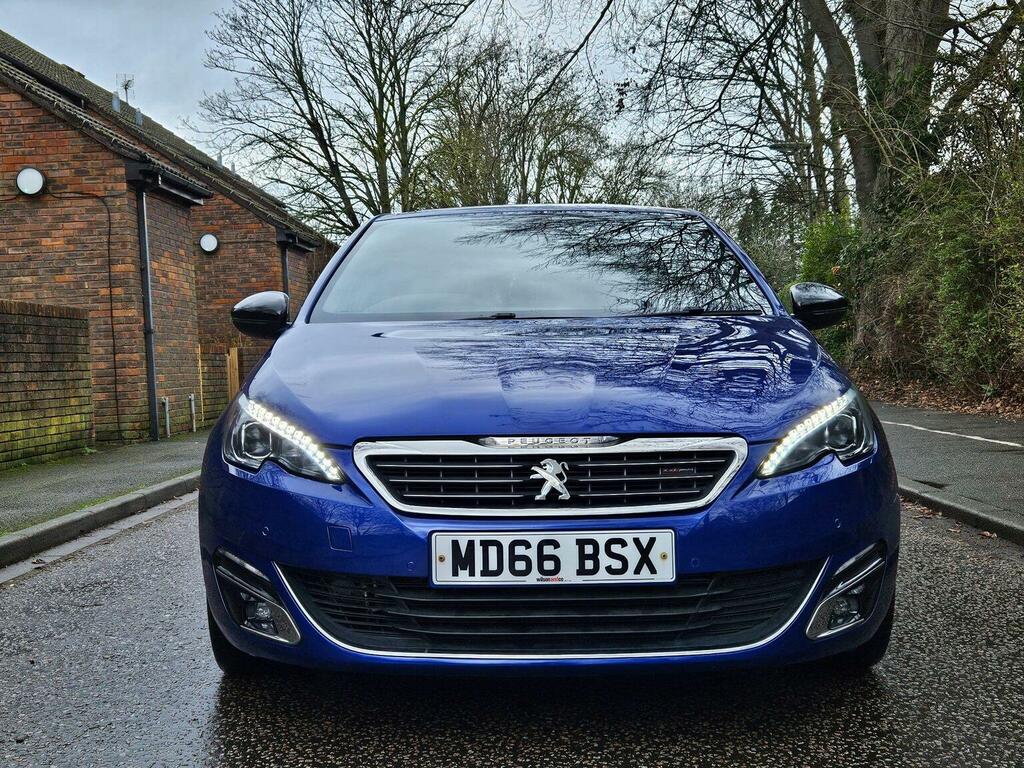 Peugeot 308 Hatchback 1.2 Puretech Gt Line Euro 6 Ss 2 MD66BSX Blue #4
