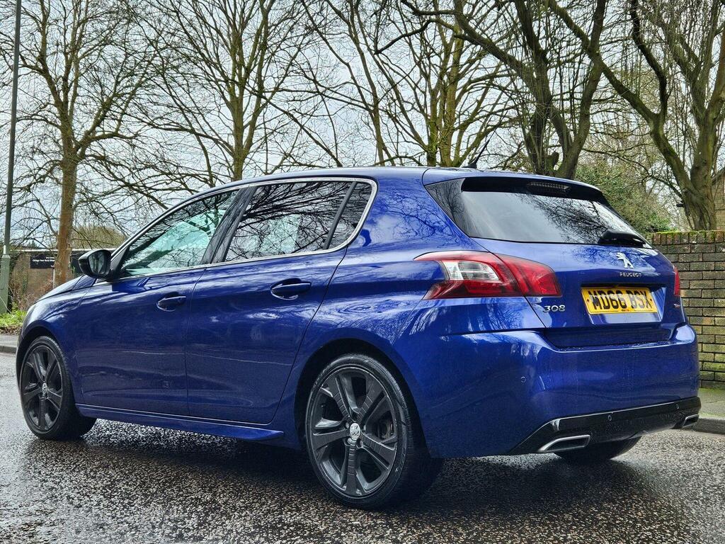 Peugeot 308 Hatchback 1.2 Puretech Gt Line Euro 6 Ss 2 MD66BSX Blue #6