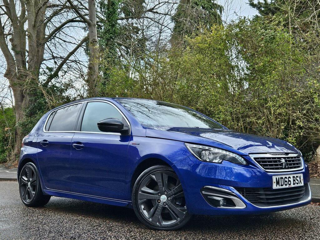 Peugeot 308 Hatchback 1.2 Puretech Gt Line Euro 6 Ss 2 Blue
