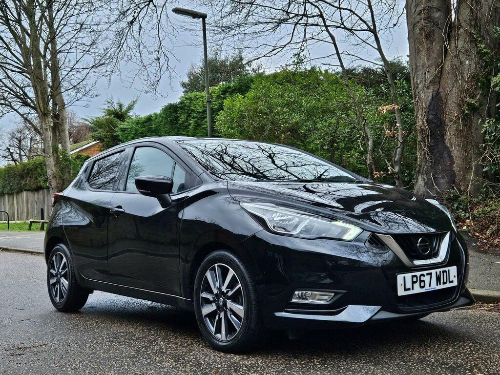 Nissan Micra Hatchback 0.9 Ig-t N-connecta Euro 6 Ss 20 LP67WDL Black #4