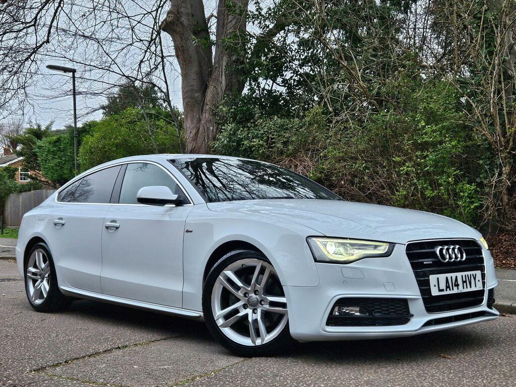 Audi A5 Hatchback 2.0 Tfsi S Line Sportback S T White