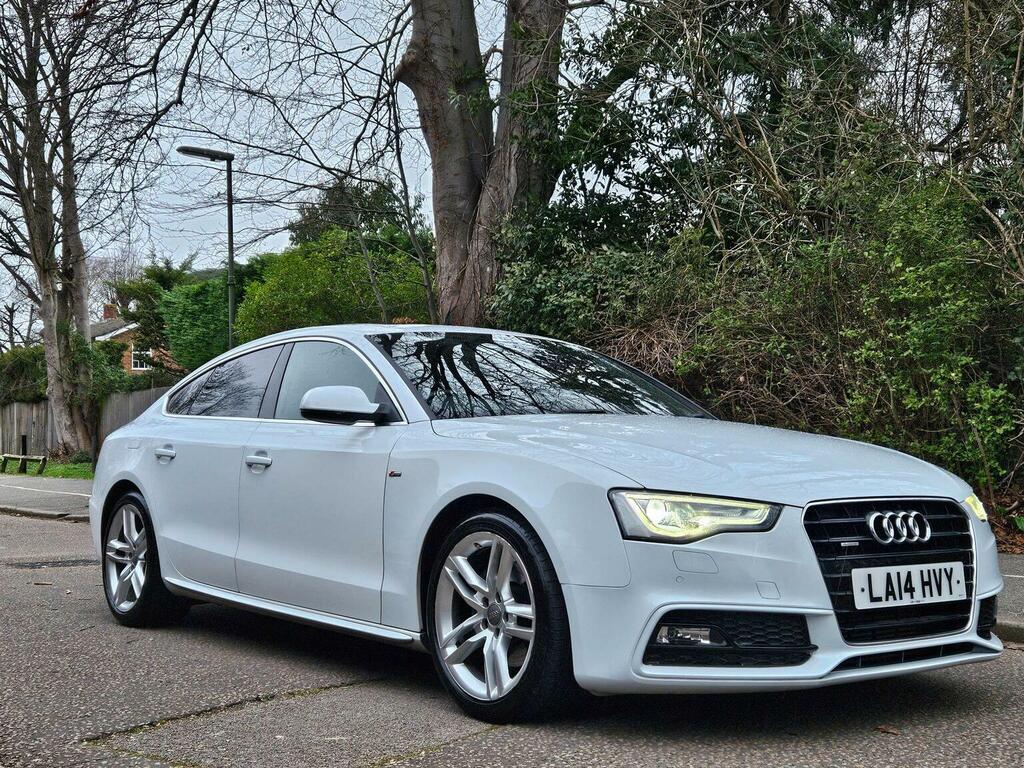 Audi A5 Hatchback 2.0 Tfsi S Line Sportback S T White #5