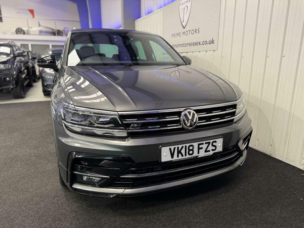 Volkswagen Tiguan 2.0 Bitdi R-line Dsg 4Motion Euro 6 Ss VK18FZS Grey #4
