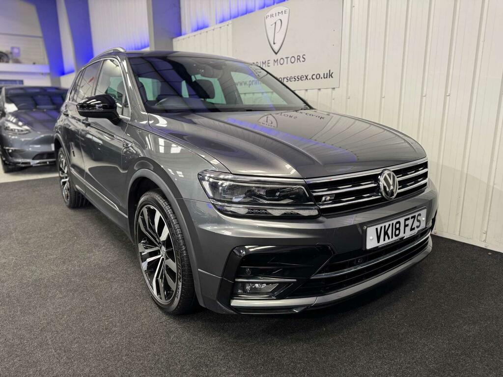 Volkswagen Tiguan 2.0 Bitdi R-line Dsg 4Motion Euro 6 Ss VK18FZS Grey #2