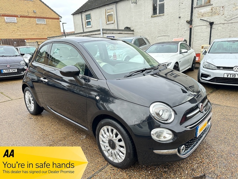 Fiat 500 2016 1.2 Lounge Dualogic 69 Bhp Black