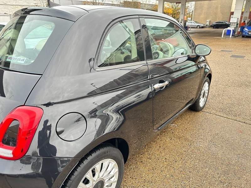 Fiat 500 2016 1.2 Lounge Dualogic 69 Bhp Black #6