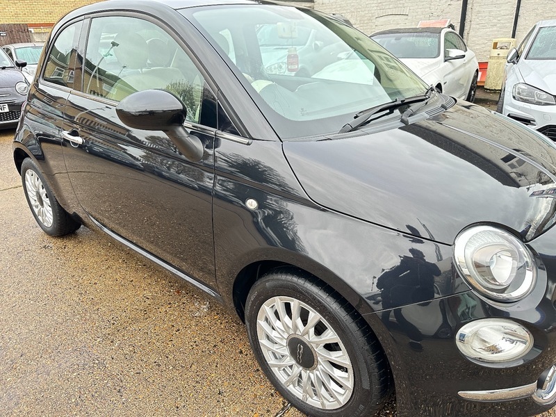 Fiat 500 2016 1.2 Lounge Dualogic 69 Bhp Black #2
