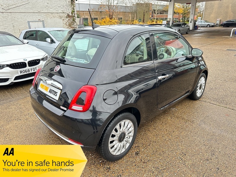 Fiat 500 2016 1.2 Lounge Dualogic 69 Bhp Black #5