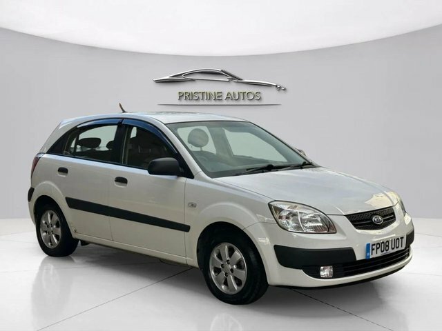 Kia RIO 2008 1.4 2 Hatchback 150 Gkm, White