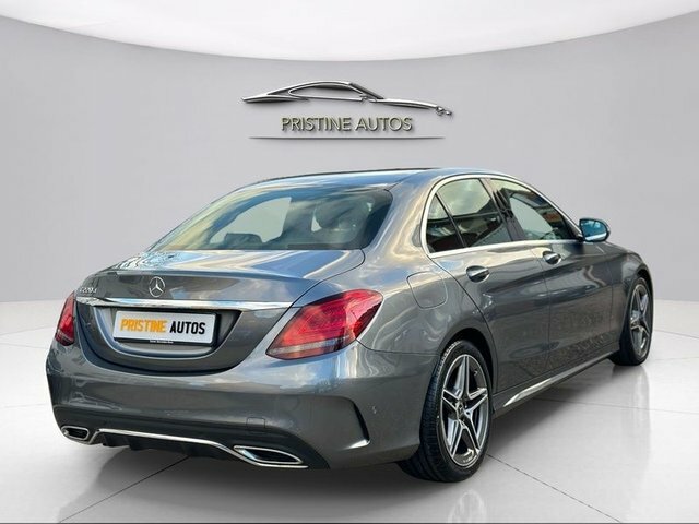 Mercedes-Benz C Class 2019 2.0 C 220 D Amg Line Premium 192 Bhp KP69XKK Grey #5