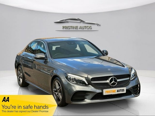 Mercedes-Benz C Class 2019 2.0 C 220 D Amg Line Premium 192 Bhp Grey