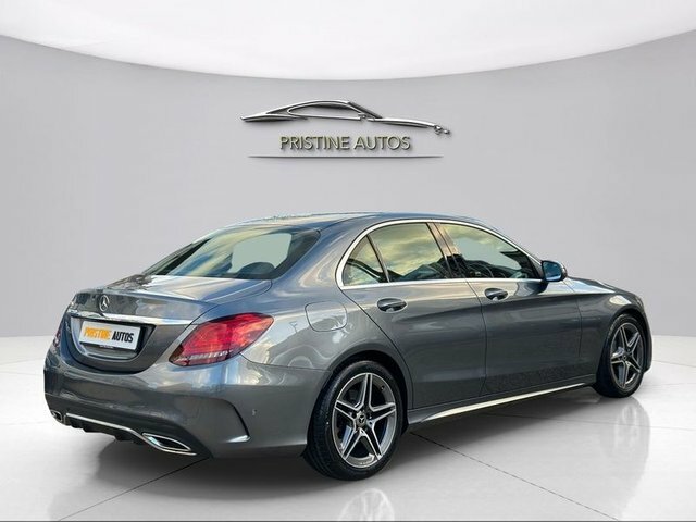 Mercedes-Benz C Class 2019 2.0 C 220 D Amg Line Premium 192 Bhp KP69XKK Grey #6