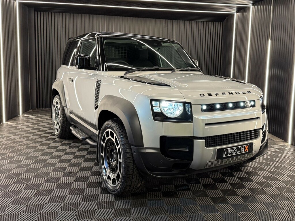 Land Rover Defender 90 Hard Top 3.0 Projex Edition WG23YHM Silver #3