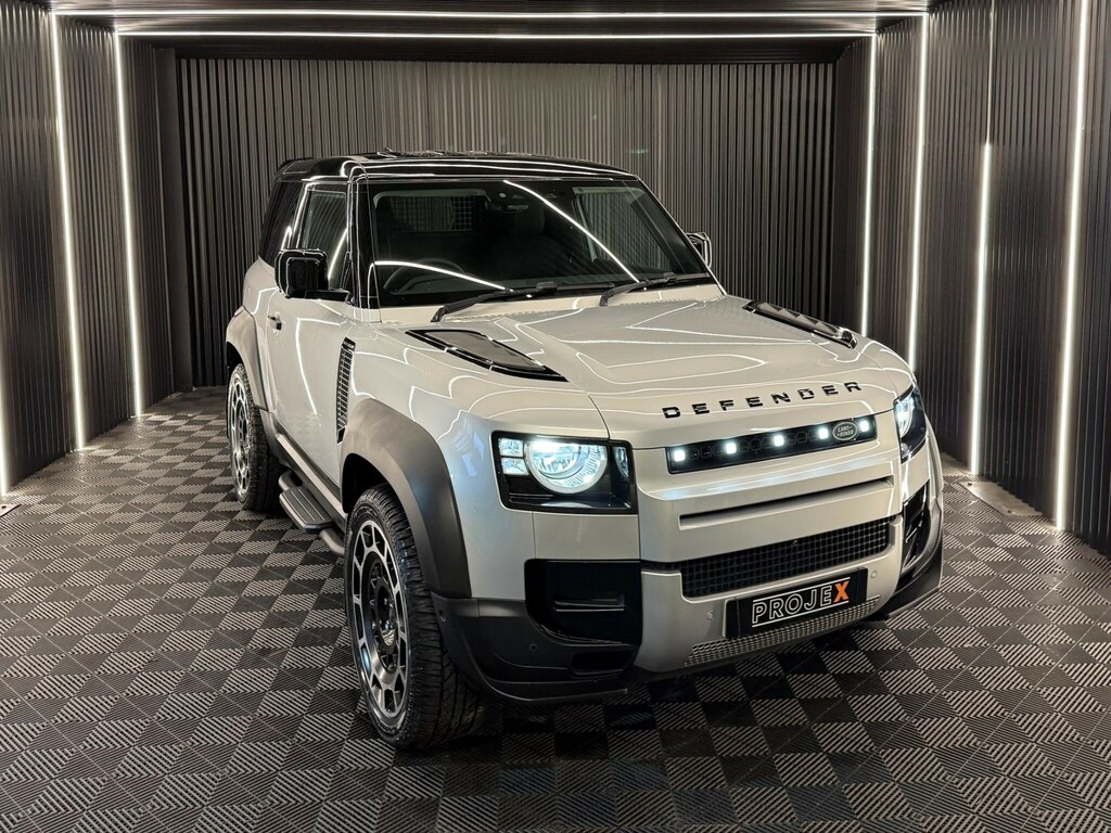 Land Rover Defender 90 Hard Top 3.0 Projex Edition WG23YHM Silver #5