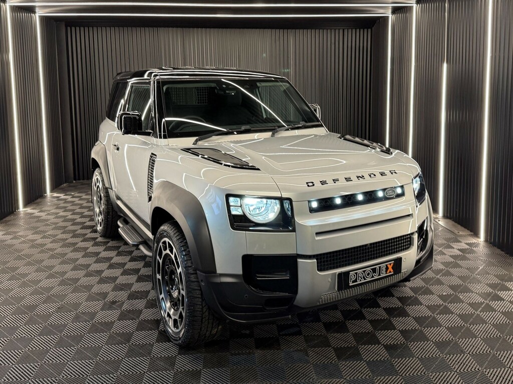 Land Rover Defender 90 Hard Top 3.0 Projex Edition WG23YHM Silver #6