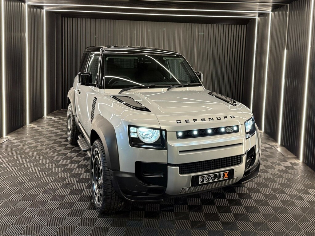 Land Rover Defender 90 Hard Top 3.0 Projex Edition WG23YHM Silver #4