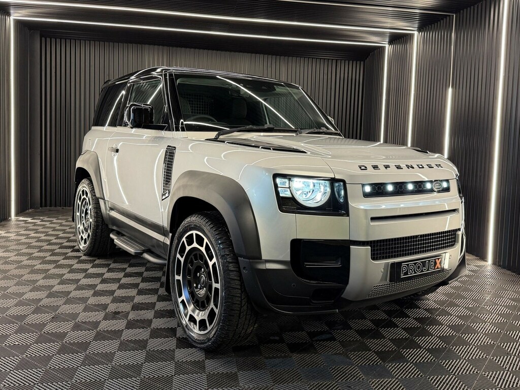 Land Rover Defender 90 Hard Top 3.0 Projex Edition WG23YHM Silver #2