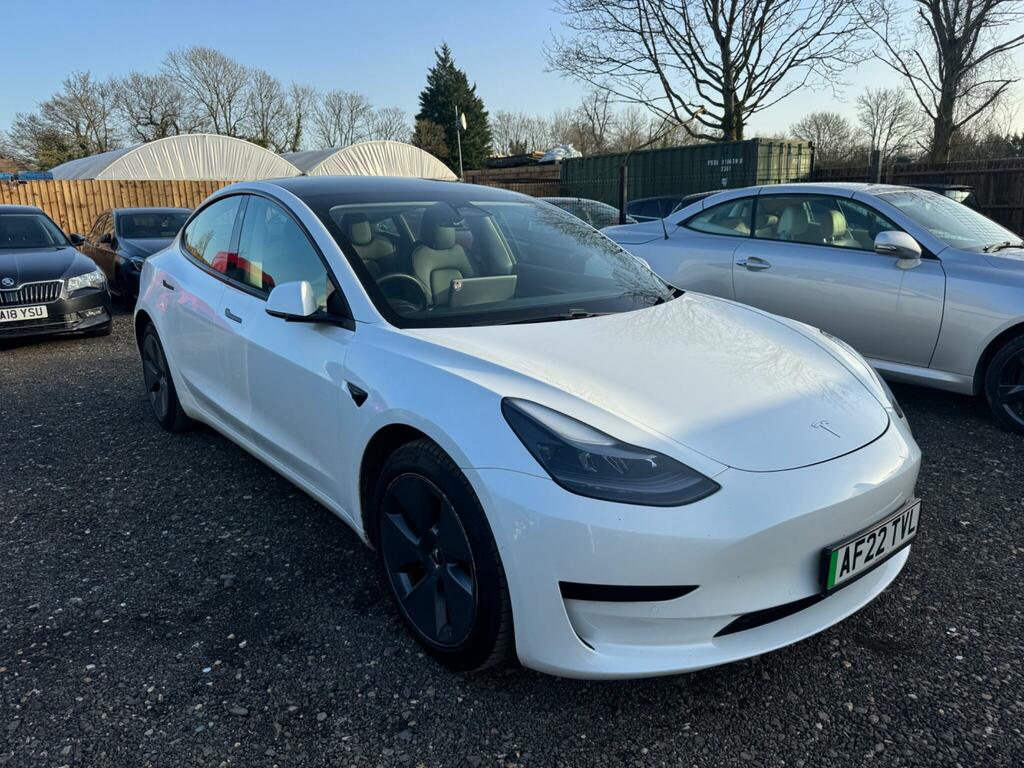 Tesla Model 3 Standard Range Plus Rwd AF22TVL White #2