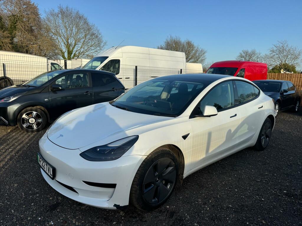 Tesla Model 3 Standard Range Plus Rwd AF22TVL White #4