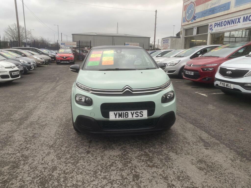 Citroen C3 1.2 Puretech Feel Euro 6 YM18YSS Green #6