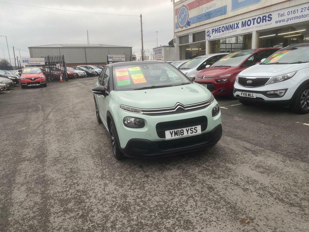 Citroen C3 1.2 Puretech Feel Euro 6 YM18YSS Green #4
