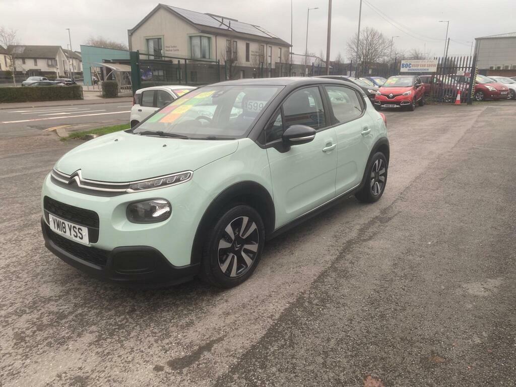Citroen C3 1.2 Puretech Feel Euro 6 YM18YSS Green #2