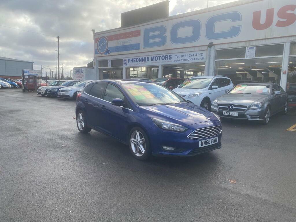 Ford Focus 1.5 Tdci Zetec Euro 6 Ss WM66FWN Blue