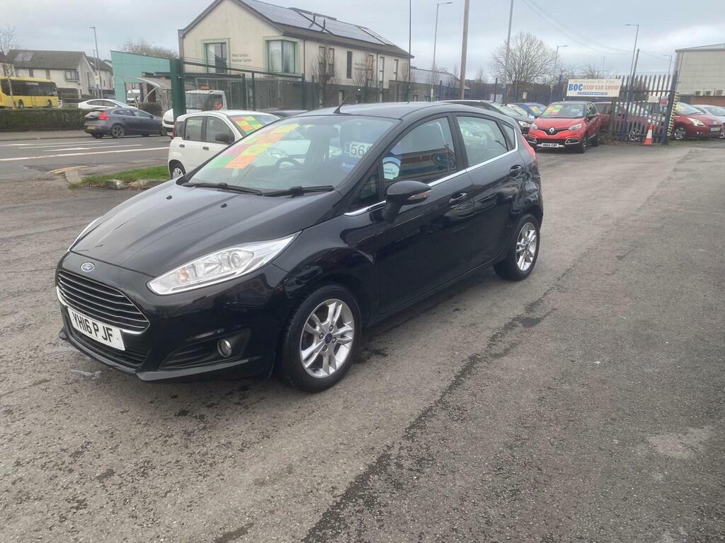 Ford Fiesta 1.5 Tdci Zetec Euro 6 YH16PJF Black #3