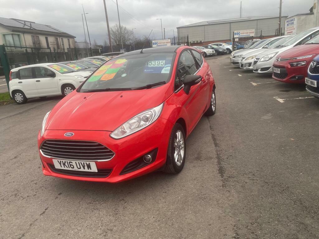 Ford Fiesta 1.25 Zetec Euro 6 YK16UVW Red #2