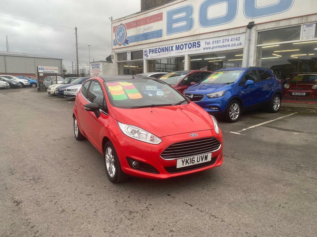 Ford Fiesta 1.25 Zetec Euro 6 YK16UVW Red #4