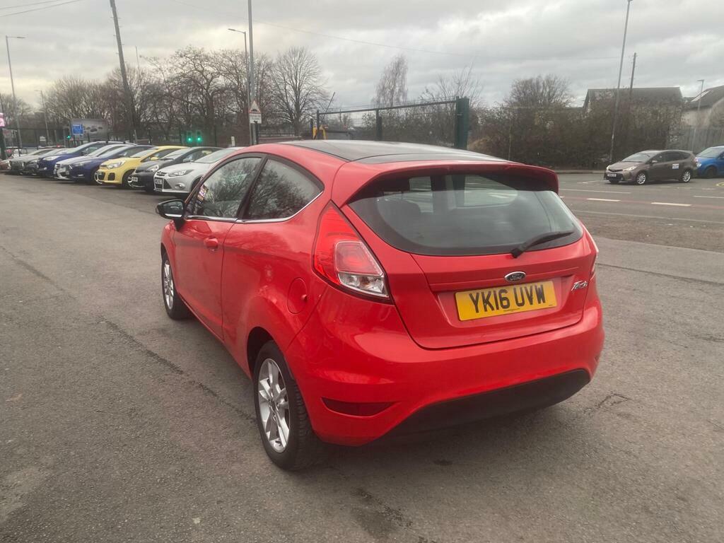Ford Fiesta 1.25 Zetec Euro 6 YK16UVW Red #3
