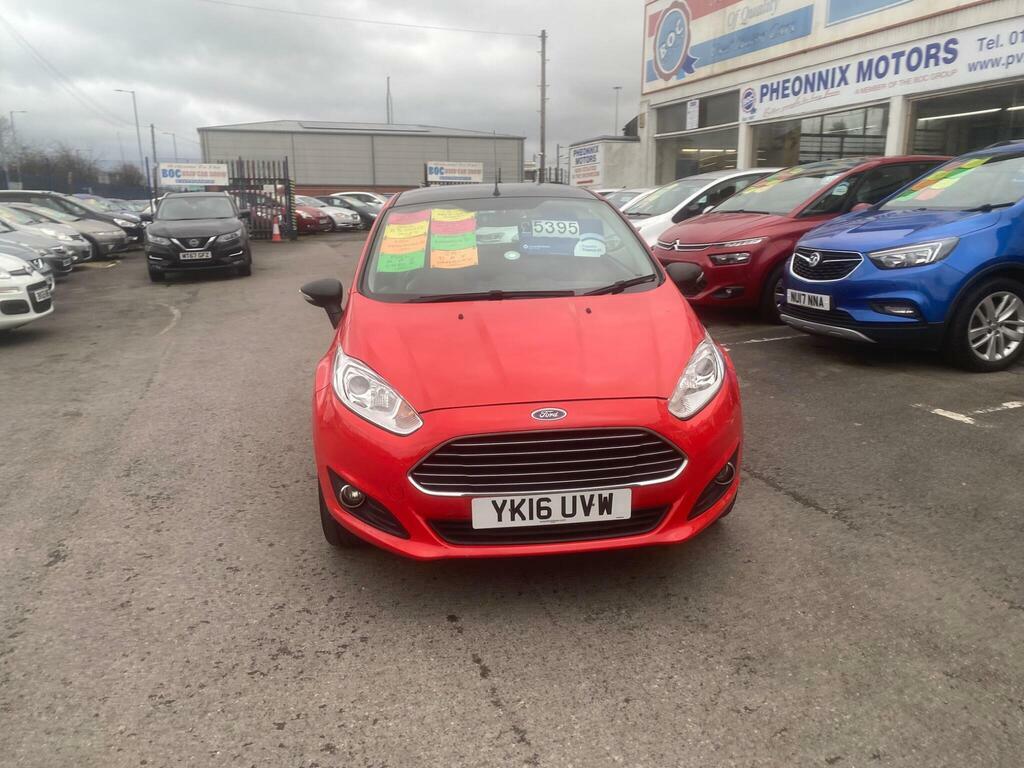 Ford Fiesta 1.25 Zetec Euro 6 YK16UVW Red