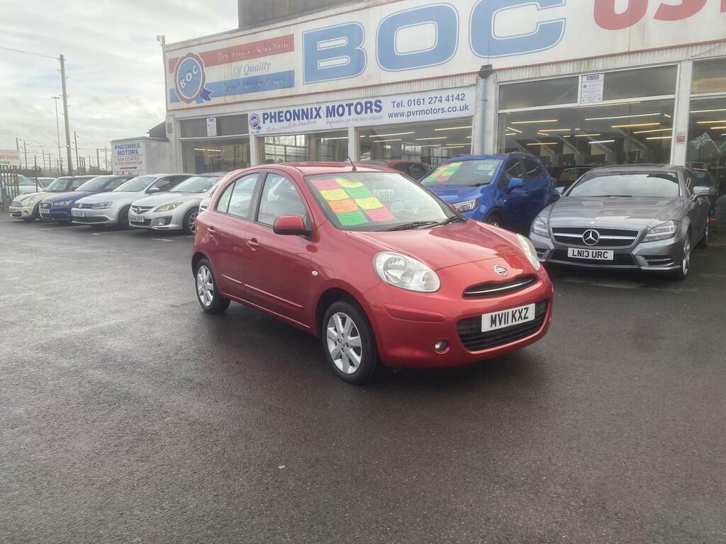 Nissan Micra 1.2 12V Acenta Cvt Euro 5 MV11KXZ Red #6