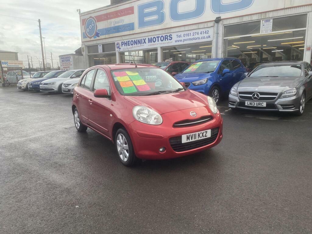 Nissan Micra 1.2 12V Acenta Cvt Euro 5 MV11KXZ Red #4